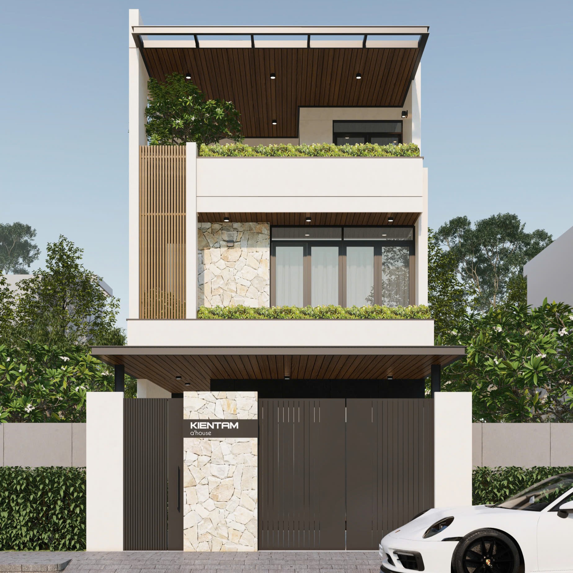 Biệt thự 3 tầng nhà anh Ánh