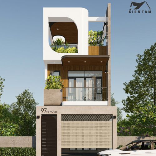 Khám phá thiết kế 3 tầng nhà anh Thung