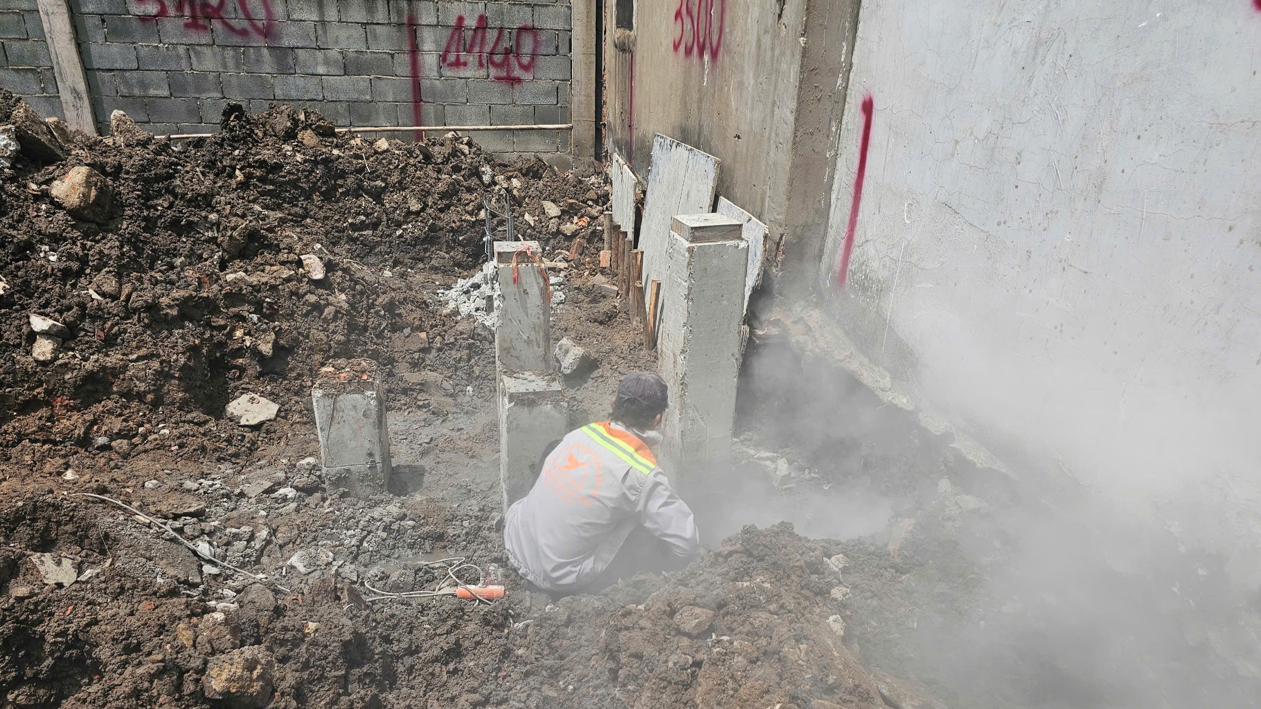 Thi công móng cọc